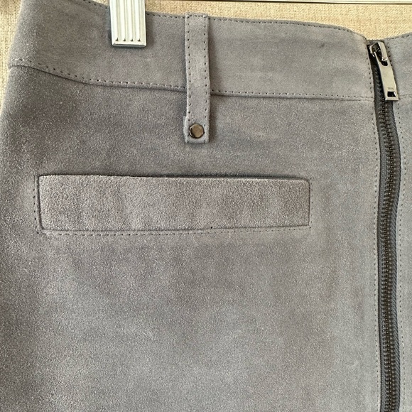 REISS Enya Suede Mini Skirt - Picture 9 of 16